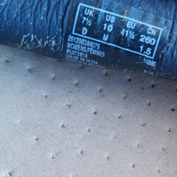 Clarks Leather Dameo Vine Navy Blue Driver Moccasin Loafer Flat Shoe Women 10 - Picture 6 of 9